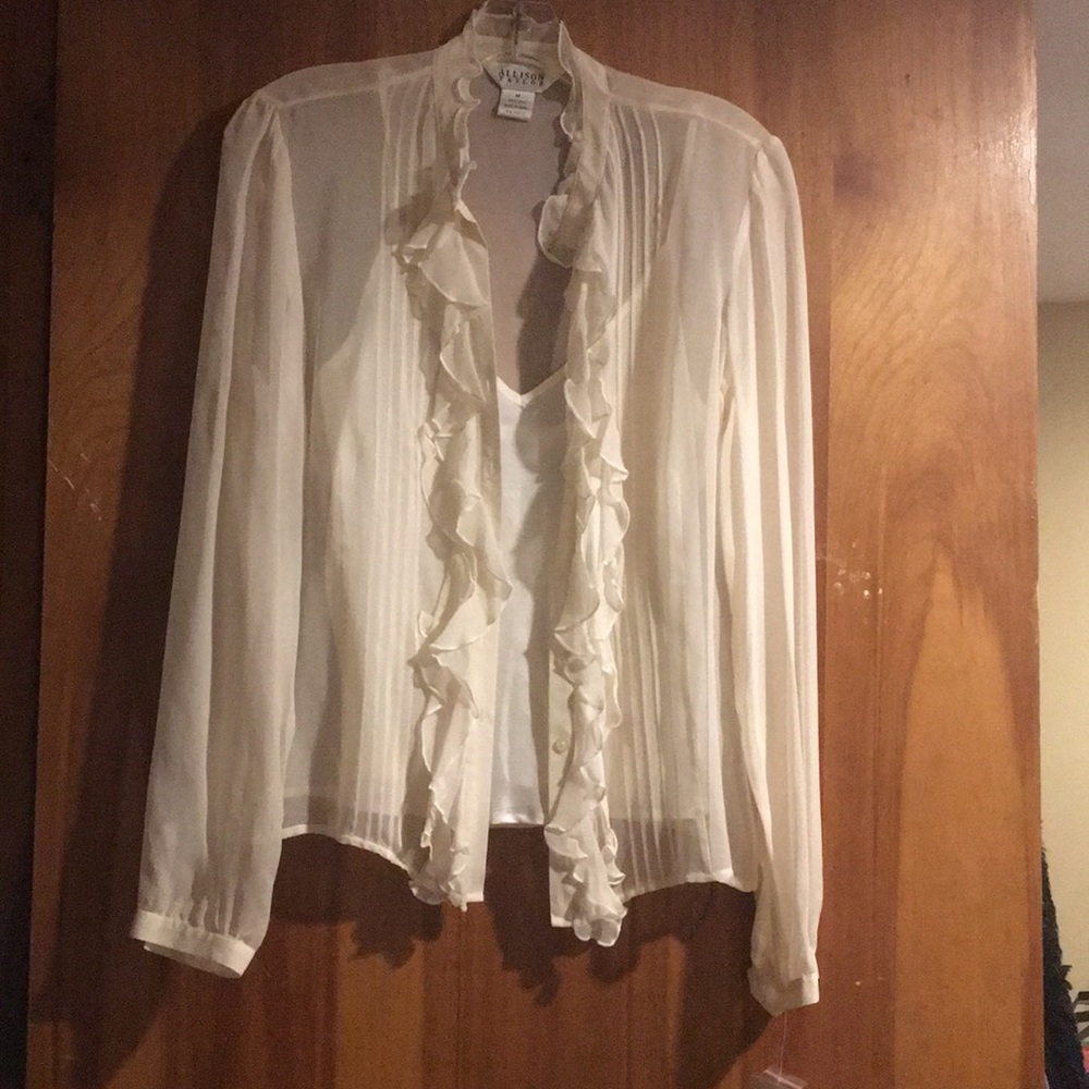 100% silk blouse Allison Taylor blouse